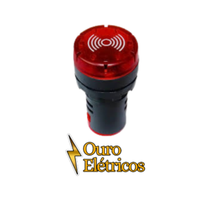 SINALEIRO SONORO LED VERMELHO - 220V
