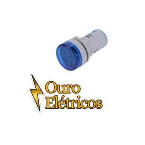 VOLTIMETRO 50 A 500 / AMP.100A - AZUL