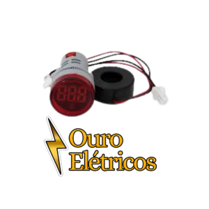 AMPERIMETRO DIGITAL / 0,100A - VERMELHO