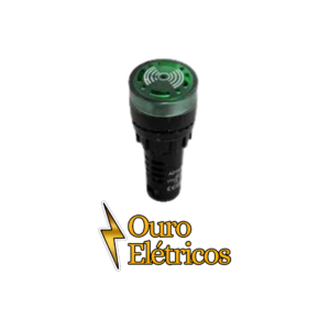 SINALEIRO SONORO LED VERDE - 220V